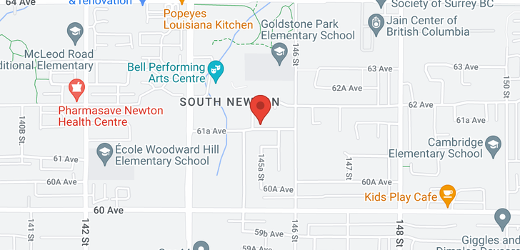 map of 14559 61A AVENUE